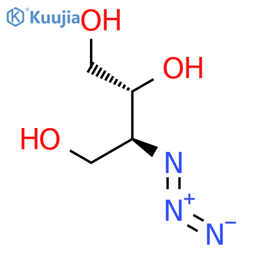 1,2,4-Butanetriol, 3-azido-, (2R,3S)-rel- structure