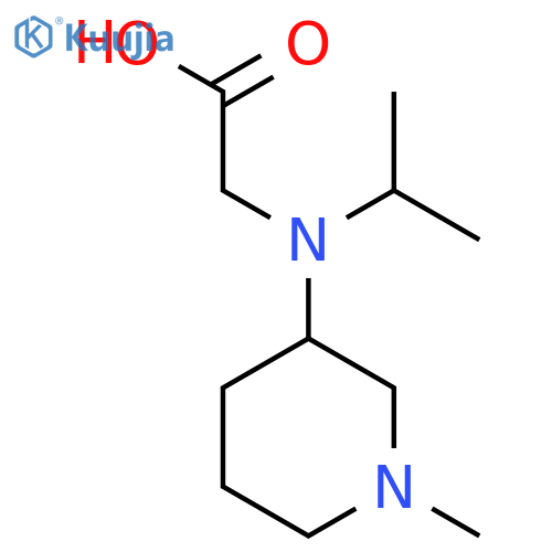[Isopropyl-(1-methyl-piperidin-3-yl)-amino]-acetic acid structure