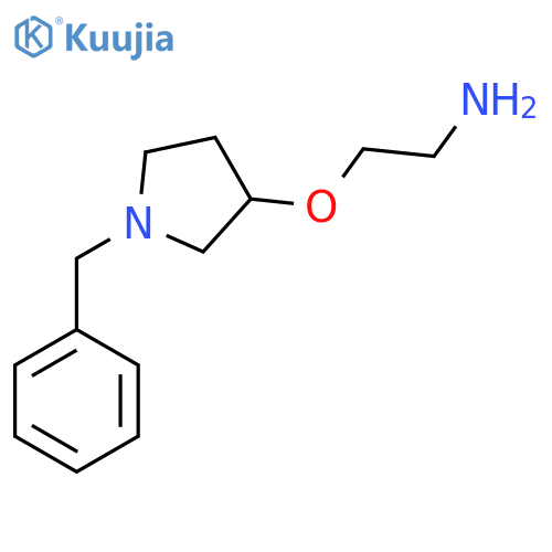 2-(1-Benzyl-pyrrolidin-3-yloxy)-ethylamine structure