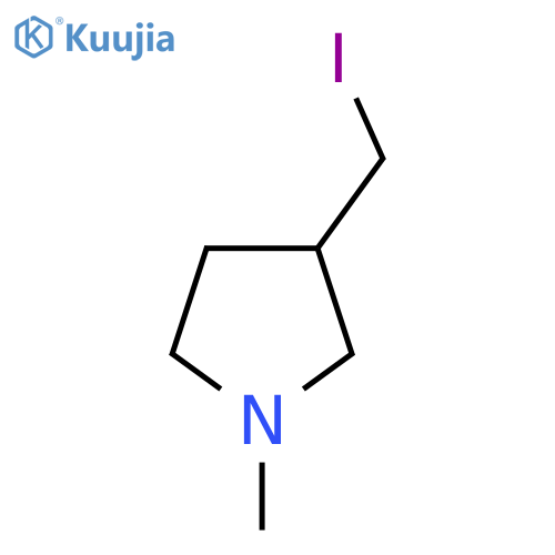 3-Iodomethyl-1-methyl-pyrrolidine structure