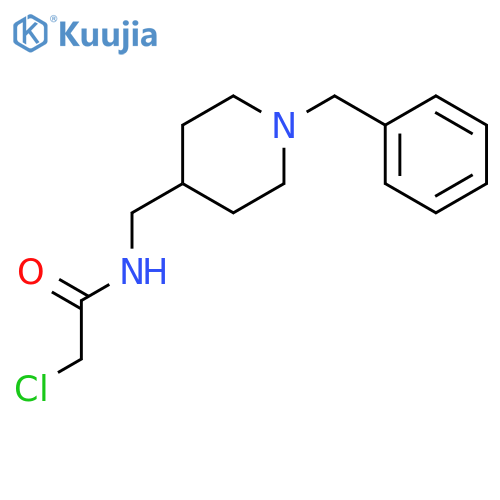 N-((1-Benzylpiperidin-4-yl)methyl)-2-chloroacetamide structure