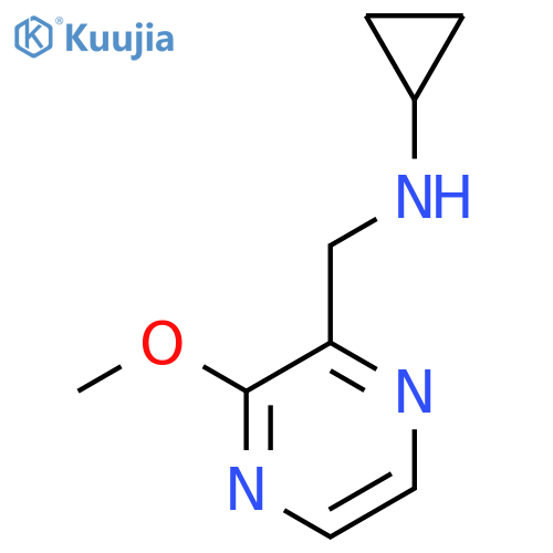 Cyclopropyl-(3-methoxy-pyrazin-2-ylmethyl)-amine structure