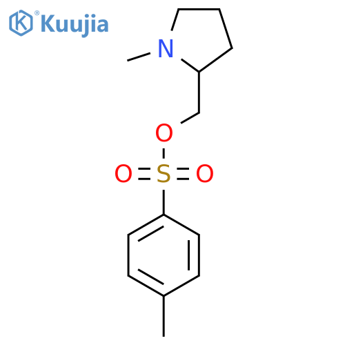Toluene-4-sulfonic acid 1-methyl-pyrrolidin-2-ylmethyl ester structure