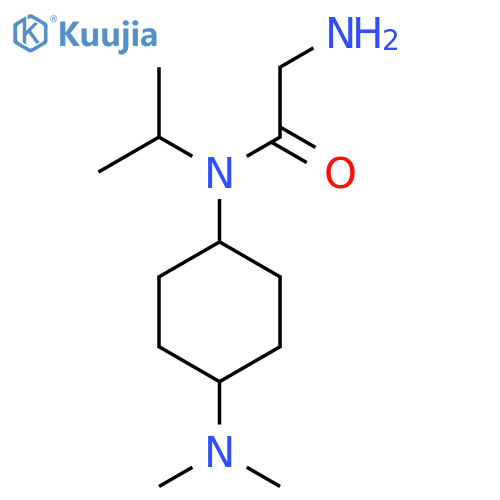 2-Amino-N-(4-dimethylamino-cyclohexyl)-N-isopropyl-acetamide structure