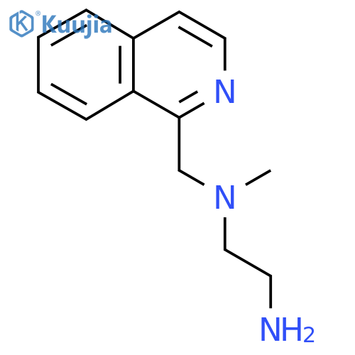 N*1*-Isoquinolin-1-ylmethyl-N*1*-methyl-ethane-1,2-diamine structure