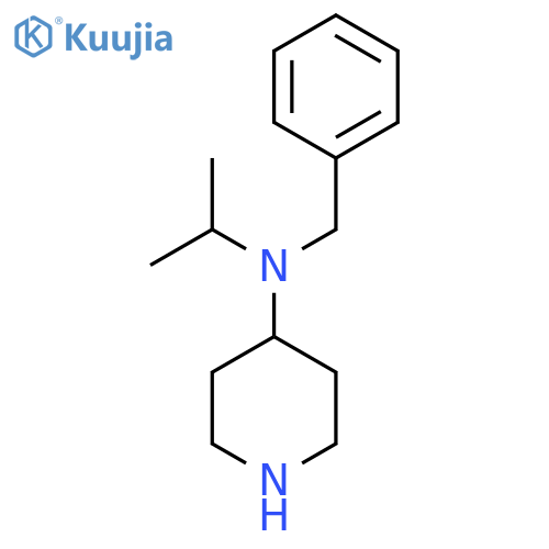 Benzyl-isopropyl-piperidin-4-yl-amine structure