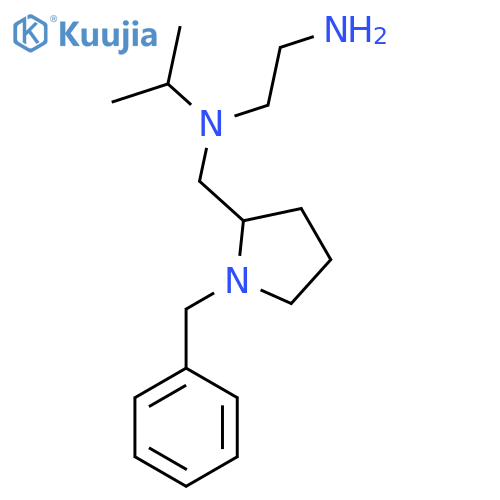 N*1*-(1-Benzyl-pyrrolidin-2-ylmethyl)-N*1*-isopropyl-ethane-1,2-diamine structure