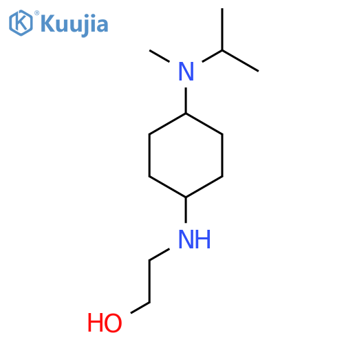 2-[4-(Isopropyl-methyl-amino)-cyclohexylamino]-ethanol structure