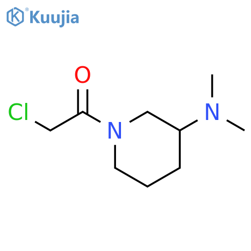 2-Chloro-1-(3-diMethylaMino-piperidin-1-yl)-ethanone structure