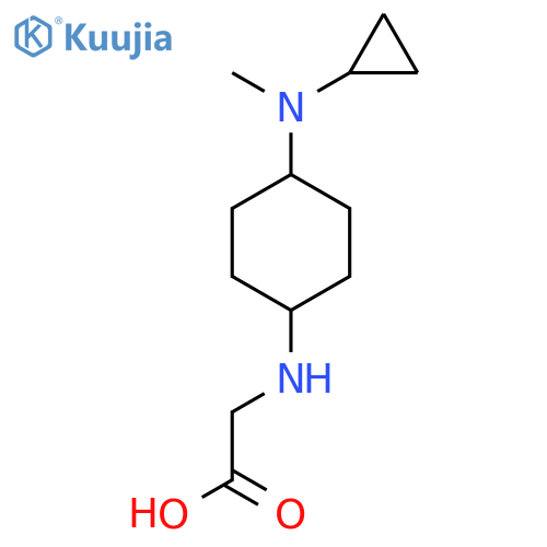 [4-(Cyclopropyl-methyl-amino)-cyclohexylamino]-acetic acid structure