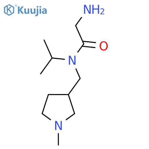 2-Amino-N-isopropyl-N-(1-methyl-pyrrolidin-3-ylmethyl)-acetamide structure