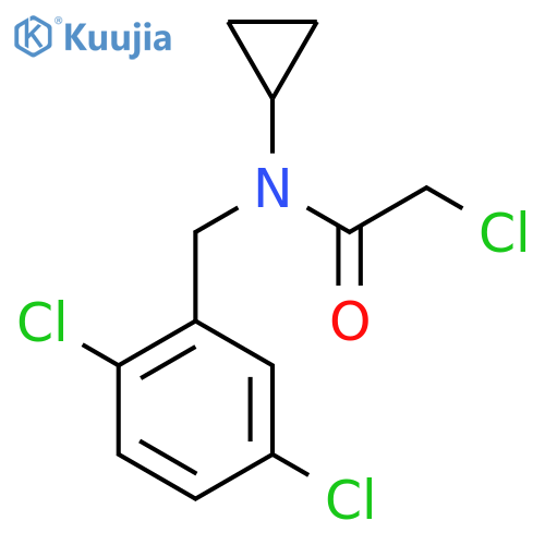 2-Chloro-N-cyclopropyl-N-(2,5-dichloro-benzyl)-acetamide structure
