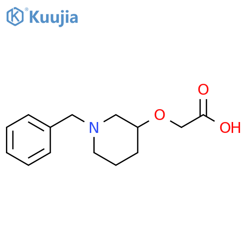 (1-Benzyl-piperidin-3-yloxy)-acetic acid structure