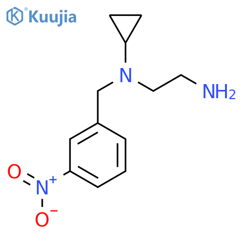 N*1*-Cyclopropyl-N*1*-(3-nitro-benzyl)-ethane-1,2-diamine structure