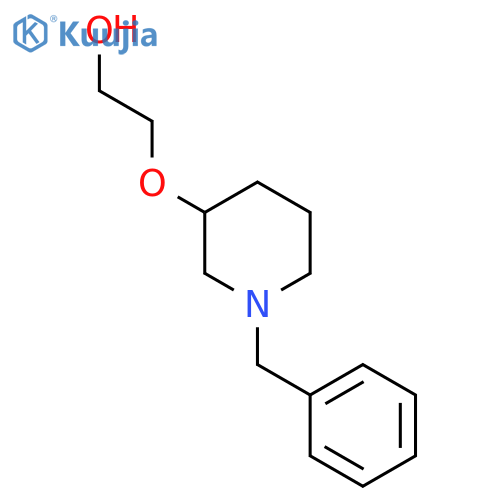 2-(1-Benzyl-piperidin-3-yloxy)-ethanol structure