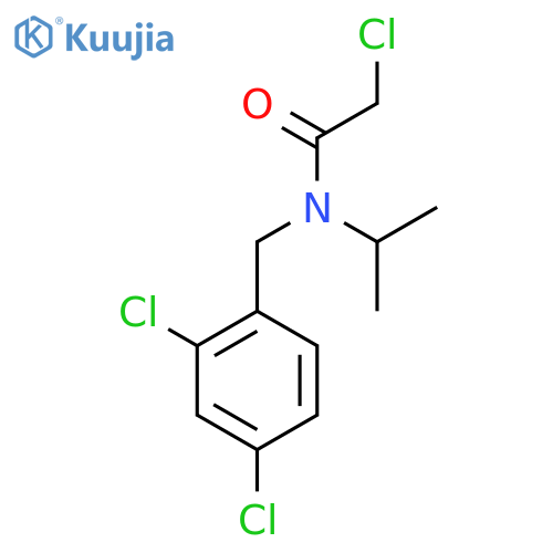 2-Chloro-N-(2,4-dichloro-benzyl)-N-isopropyl-acetamide structure
