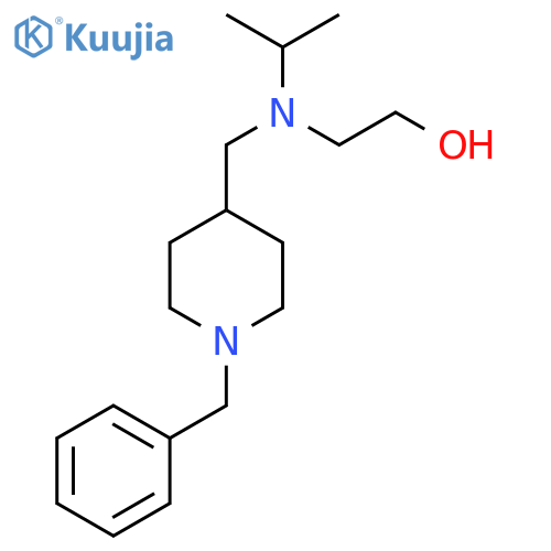 2-[(1-Benzyl-piperidin-4-ylmethyl)-isopropyl-amino]-ethanol structure