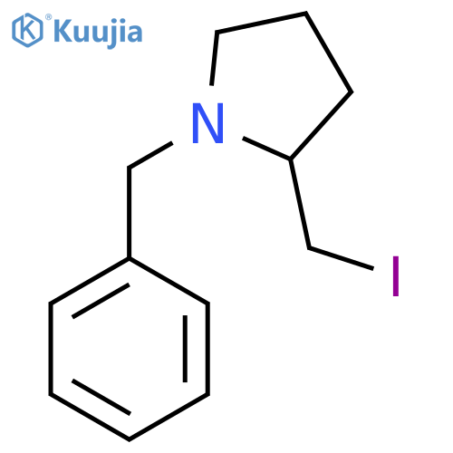 1-Benzyl-2-iodomethyl-pyrrolidine structure