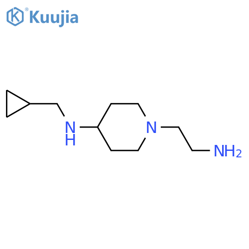 1-(2-aminoethyl)-N-cyclopropyl-N-methylpiperidin-4-amine structure