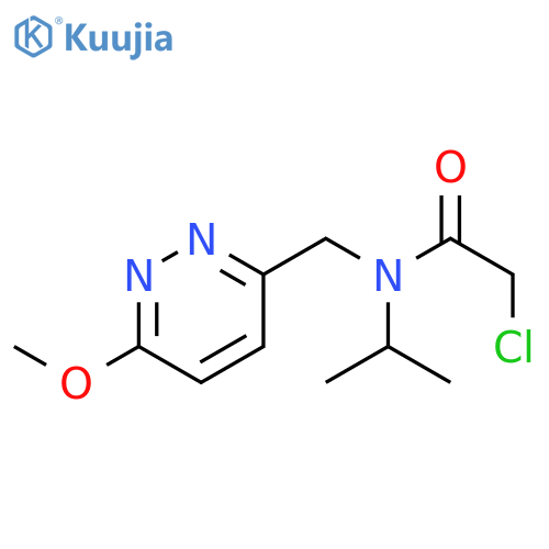 2-Chloro-N-isopropyl-N-(6-Methoxy-pyridazin-3-ylMethyl)-acetaMide structure