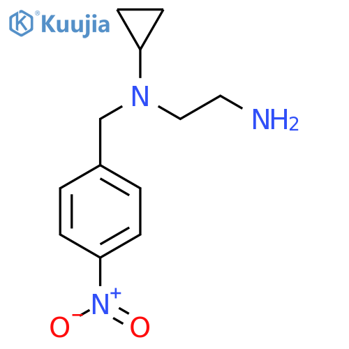 N*1*-Cyclopropyl-N*1*-(4-nitro-benzyl)-ethane-1,2-diamine structure