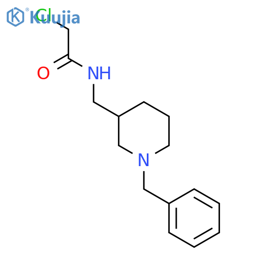 N-(1-Benzyl-piperidin-3-ylmethyl)-2-chloro-acetamide structure