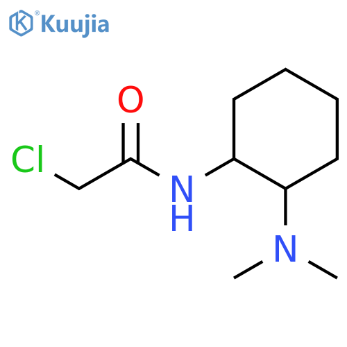 2-Chloro-N-(2-diMethylaMino-cyclohexyl)-acetaMide structure