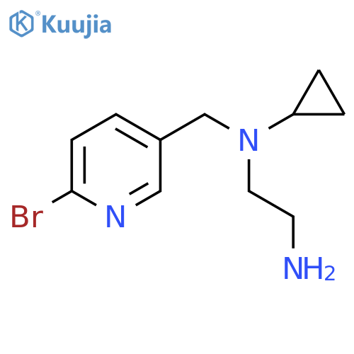 N*1*-(6-Bromo-pyridin-3-ylmethyl)-N*1*-cyclopropyl-ethane-1,2-diamine structure