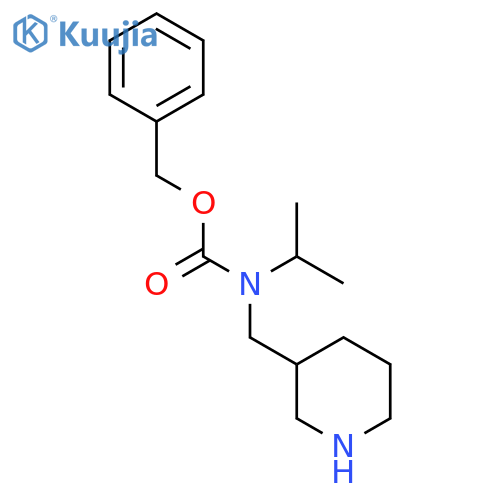 Isopropyl-piperidin-3-ylmethyl-carbamic acid benzyl ester structure