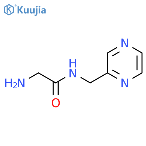 2-Amino-N-pyrazin-2-ylmethyl-acetamide structure