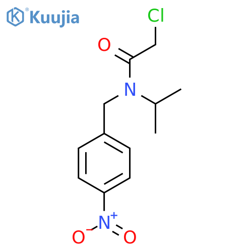 2-Chloro-N-isopropyl-N-(4-nitro-benzyl)-acetamide structure