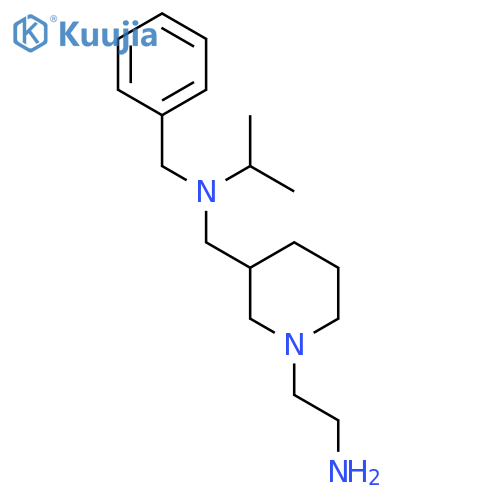[1-(2-Amino-ethyl)-piperidin-3-ylmethyl]-benzyl-isopropyl-amine structure