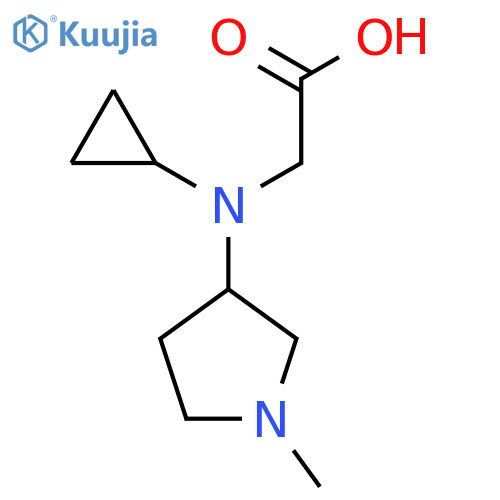 [Cyclopropyl-(1-methyl-pyrrolidin-3-yl)-amino]-acetic acid structure
