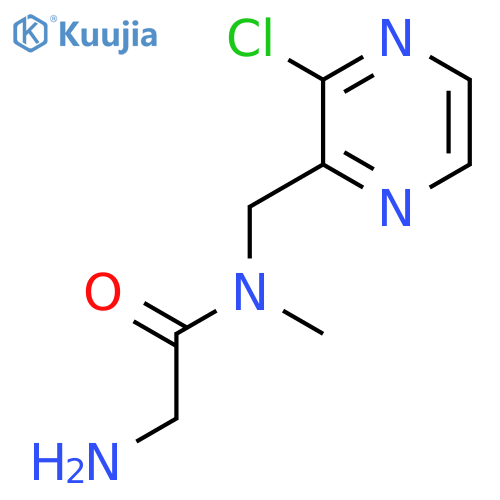2-Amino-N-(3-chloro-pyrazin-2-ylmethyl)-N-methyl-acetamide structure