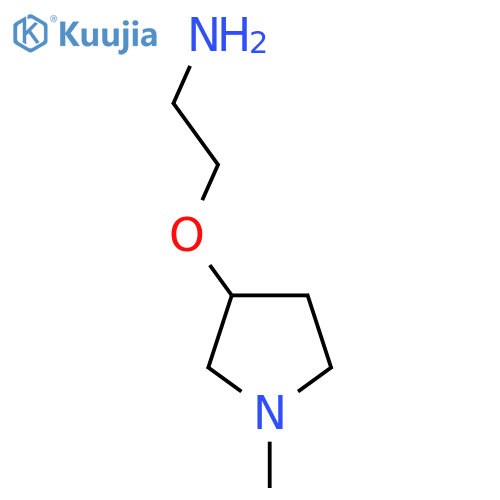 2-(1-Methyl-pyrrolidin-3-yloxy)-ethylamine structure