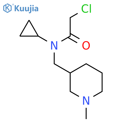 2-Chloro-N-cyclopropyl-N-(1-methyl-piperidin-3-ylmethyl)-acetamide structure