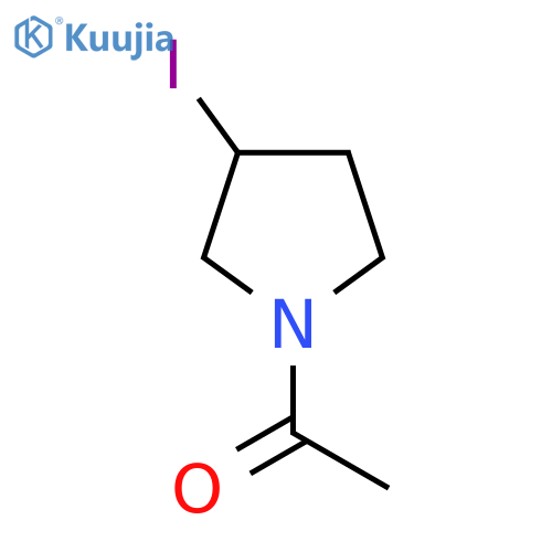1-(3-iodopyrrolidin-1-yl)ethan-1-one structure