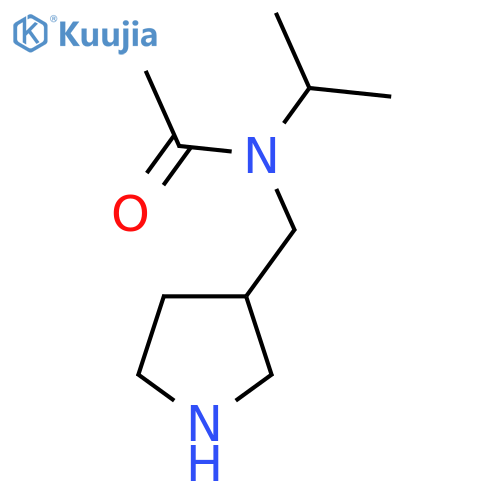 N-Isopropyl-N-pyrrolidin-3-ylmethyl-acetamide structure