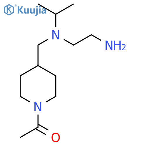 1-(4-{[(2-Amino-ethyl)-isopropyl-amino]-methyl}-piperidin-1-yl)-ethanone structure