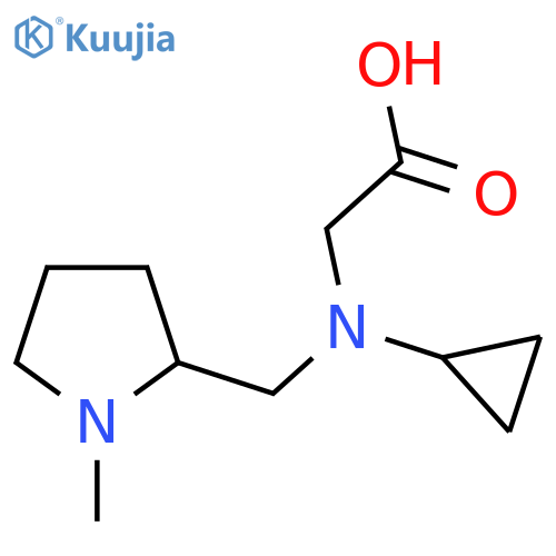 [Cyclopropyl-(1-methyl-pyrrolidin-2-ylmethyl)-amino]-acetic acid structure