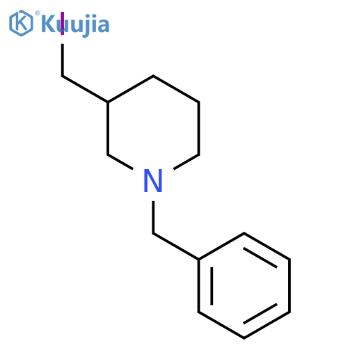 1-Benzyl-3-iodomethyl-piperidine structure