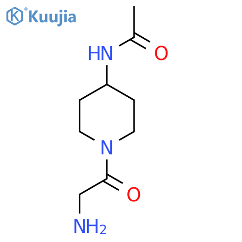 N-[1-(2-Amino-acetyl)-piperidin-4-yl]-acetamide structure