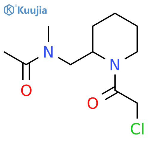 N-[1-(2-Chloro-acetyl)-piperidin-2-ylmethyl]-N-methyl-acetamide structure