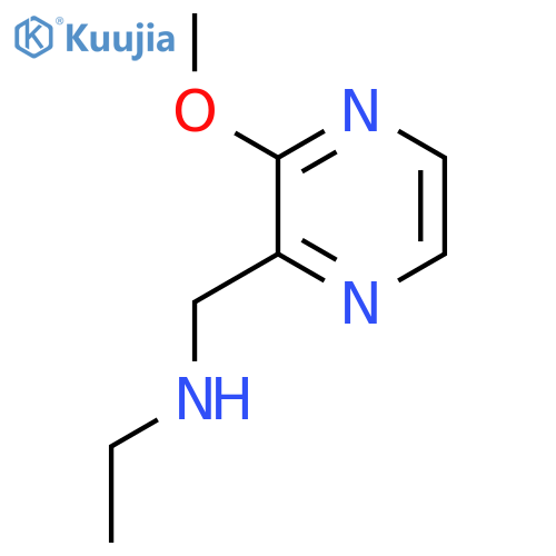 Ethyl-(3-methoxy-pyrazin-2-ylmethyl)-amine structure