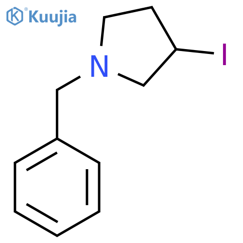 1-Benzyl-3-iodo-pyrrolidine structure