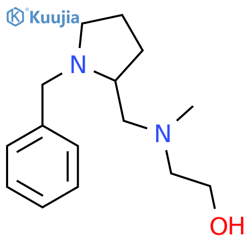 2-[(1-Benzyl-pyrrolidin-2-ylmethyl)-methyl-amino]-ethanol structure