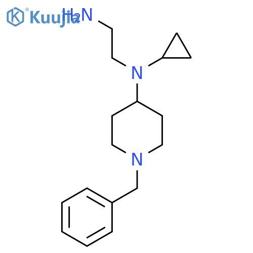 N'-(1-Benzylpiperidin-4-yl)-N'-cyclopropylethane-1,2-diamine structure