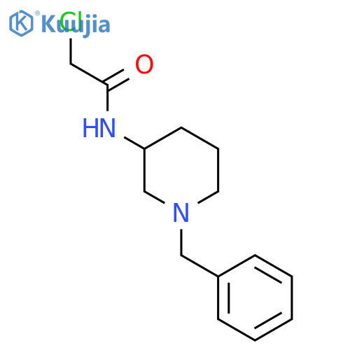 N-(1-Benzyl-piperidin-3-yl)-2-chloro-acetamide structure