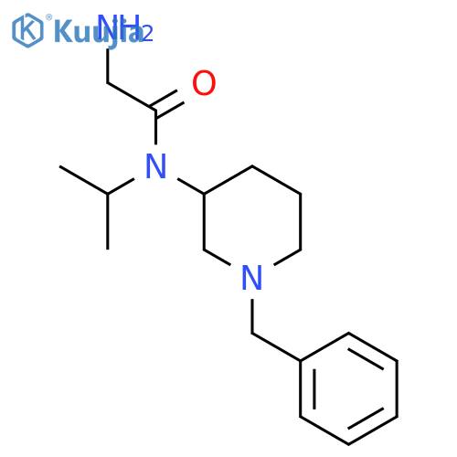 2-Amino-N-(1-benzyl-piperidin-3-yl)-N-isopropyl-acetamide structure