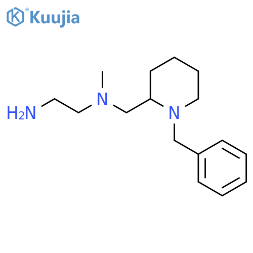 N*1*-(1-Benzyl-piperidin-2-ylmethyl)-N*1*-methyl-ethane-1,2-diamine structure